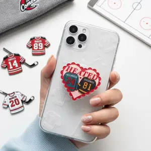 Hockey Rivarly Magnetic Phone Grip, Shane Hollander and Ilya Rozanov Phone Accessory, Queer Fandom Gift, LGBT Hockey Romance Phone Grip, Enemies to Lovers, Gift For Fans, Hockey Griptok