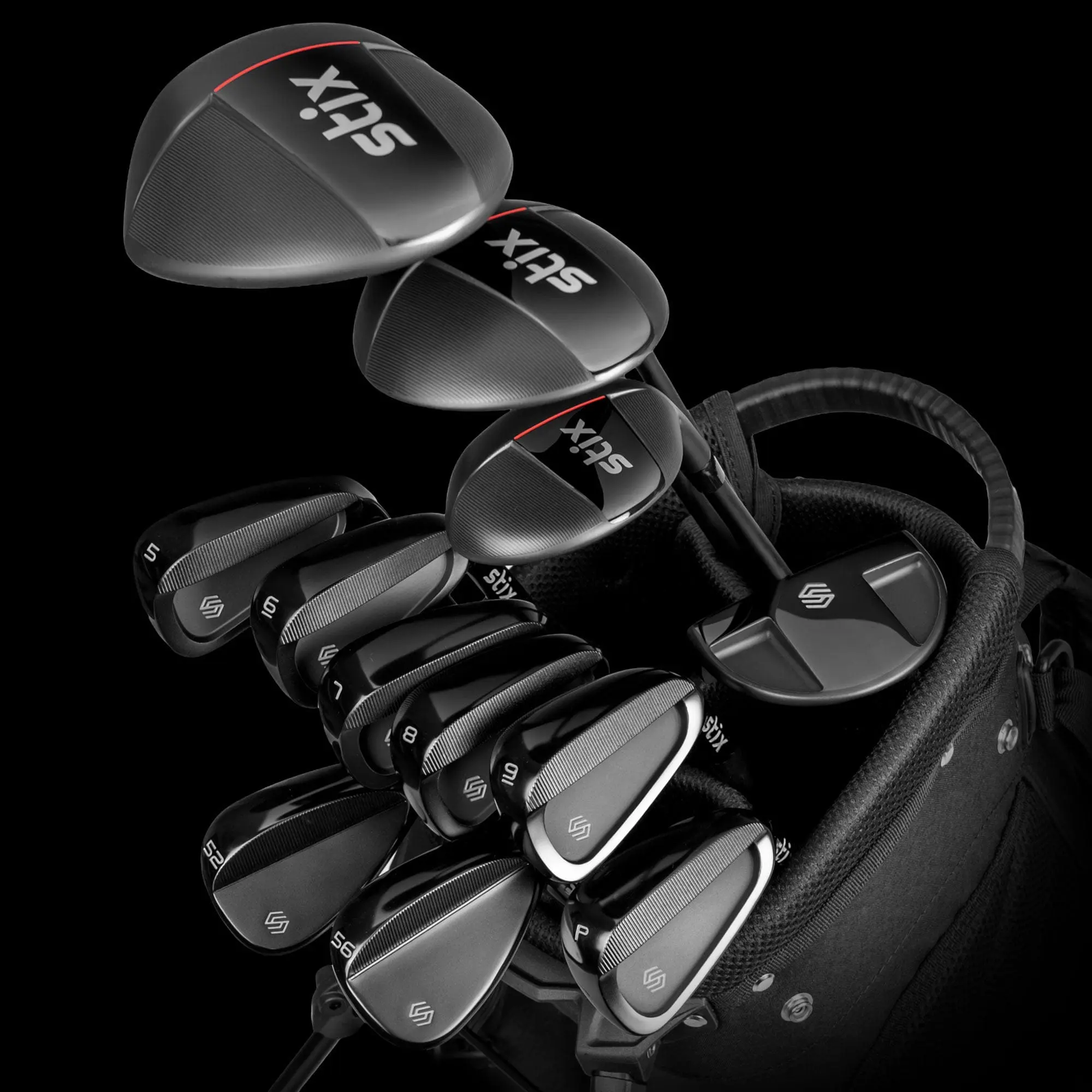 P02 Perform 12 Club Set - Steel With Bag