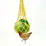 Random Color Chicken Feeding Bag, 1/2/3/5 Counts Nylon Hanging Chicken Feeder, Outdoor Pet Feeding Tool for Chicken, Goose, Duck, Sheep, Cattle, Horse