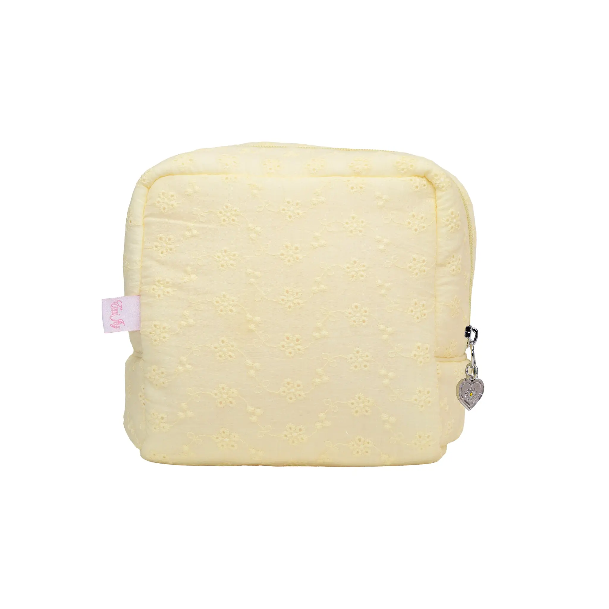Emi Jay Eyelet Pouch in Citrine