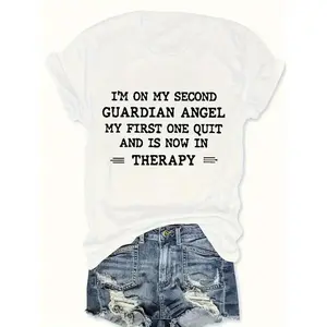 Plus Size Short Sleeve Printed Fashion Round Neck Women'S T-Shirt