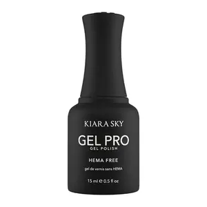 KIARA SKY Pro Hema-Free Gel Nail Polish, True Black, 0.5 Fl oz