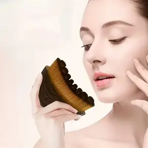 Multifunctional Ultra-Soft Lymph Detox Face Brush & Chin Massager, Ergonomic Oval Head Design, Includes Storage Box, Ideal Gift