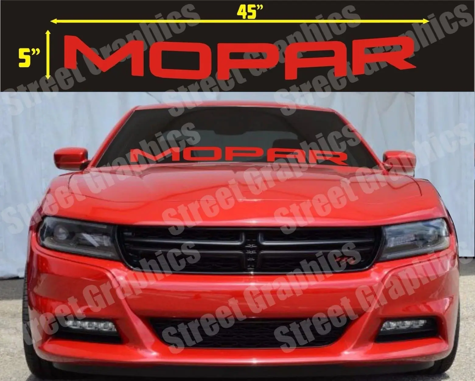 11-24 Dodge Charger mopar car or truck windshield vinyl banner decal sticker  Car Styling