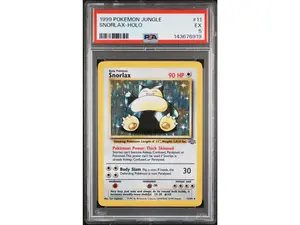 1999 Pokemon Jungle Holo Snorlax #11 PSA 5