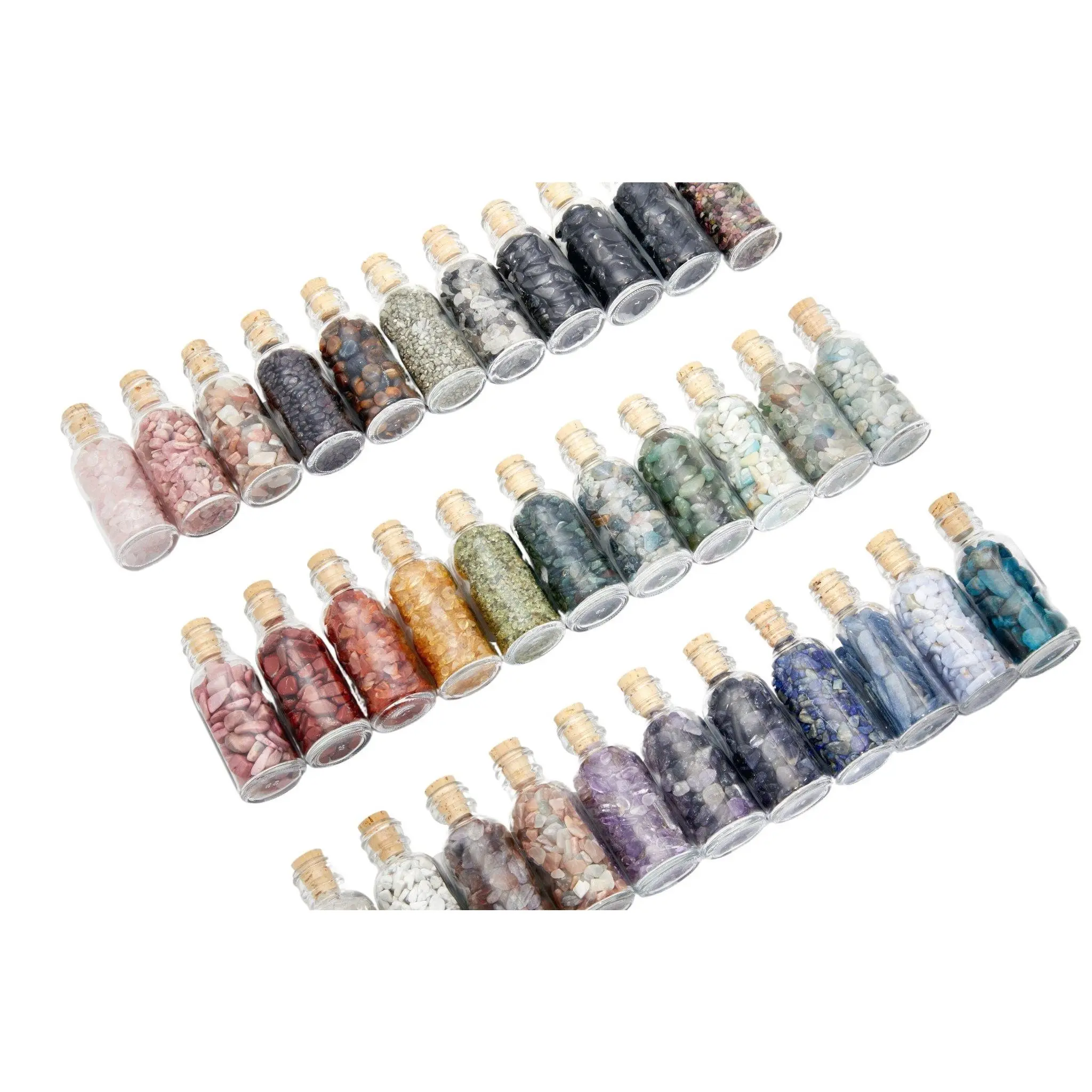 Gemstone Bottle (70 stone types available) Stone Bottles by New Moon Beginnings - Gemstone Chips Gemstone Bottle (70 stone types available) Stone Bottles by New Moon Beginnings - Gemstone Chips