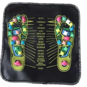 1pc Acupuncture Cobblestone Colorful Portable Foot Massage Mat