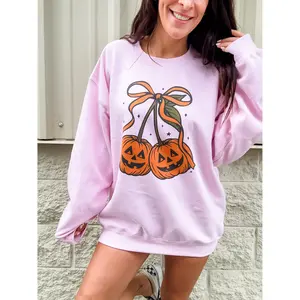Pumpkin Cherries Graphic Top
