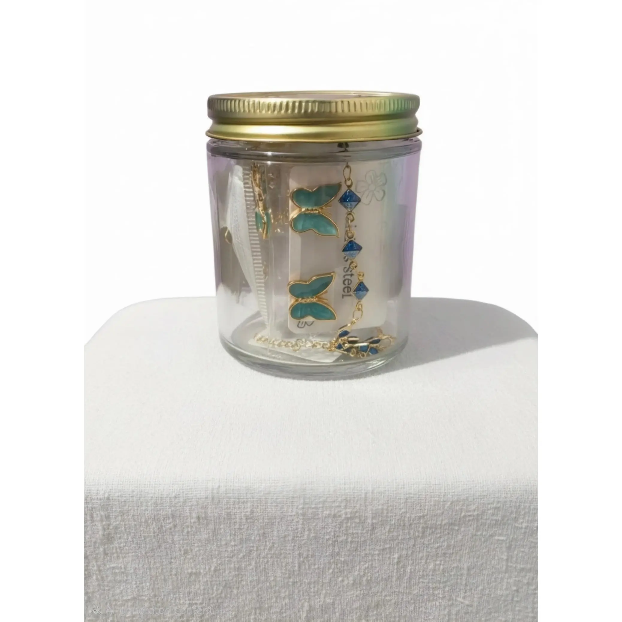 Cool Blue 3 - Curated Jewelry Jar