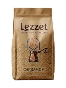 Lezzet Specialty Grade Turkish Coffee - Cardamom (17.6 oz)