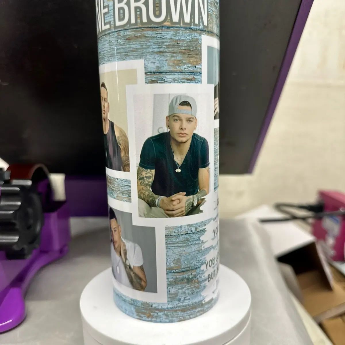 Kane brown fan tumbler Water Bottles Kane brown fan tumbler Water Bottles