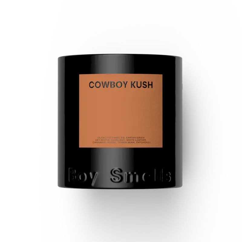 Cowboy Kush Magnum - 27oz Candle - White Leather, Cannabis + Patchouli