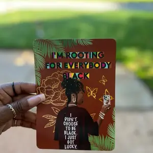 Rooting For Everybody Black Photo Print Insert