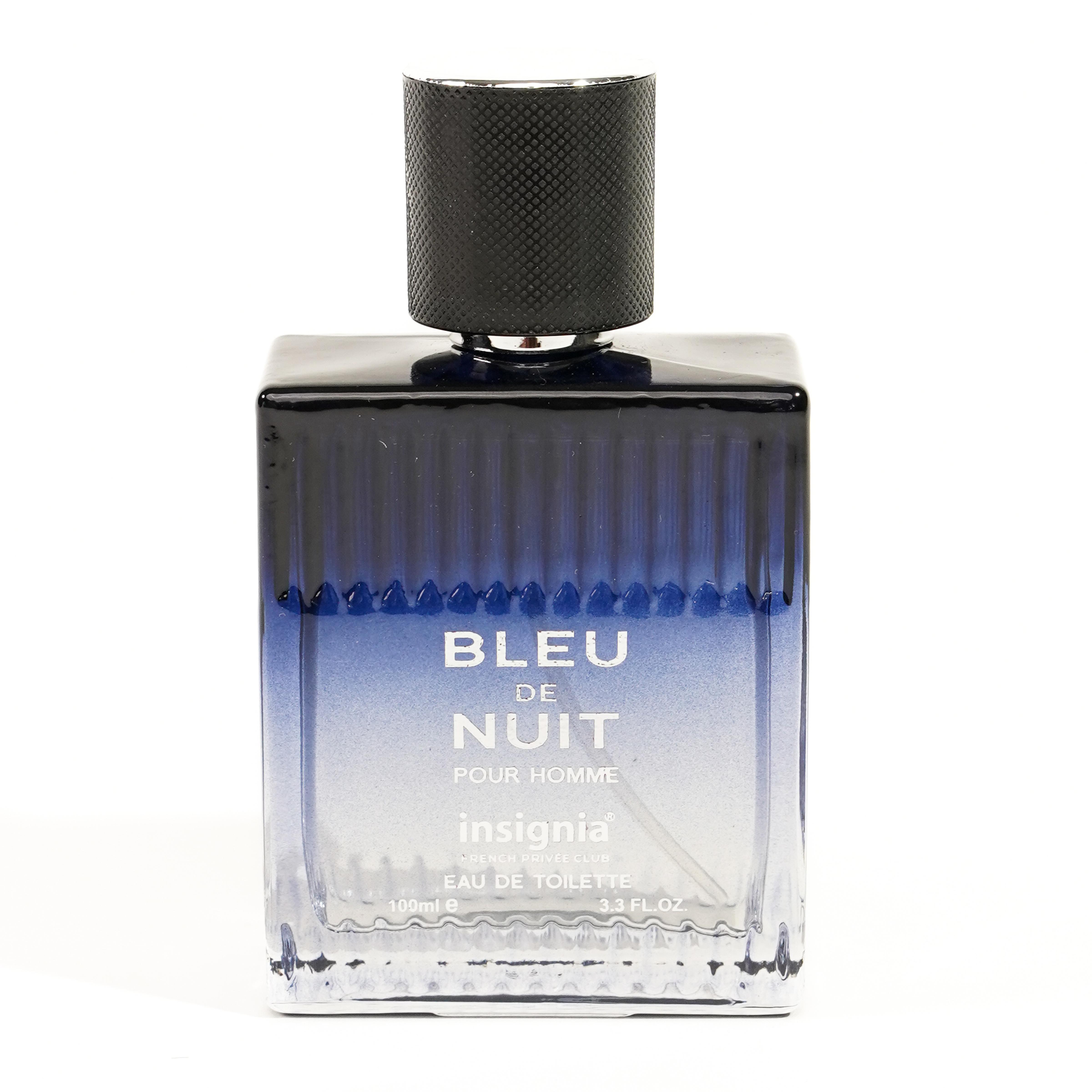 Insignia Bleu De Nuit Eau de Toilette Spray for Men 100ml - Citrus & Woody Aroma for Sophisticated Style Edp Intense Fragrance Extrait