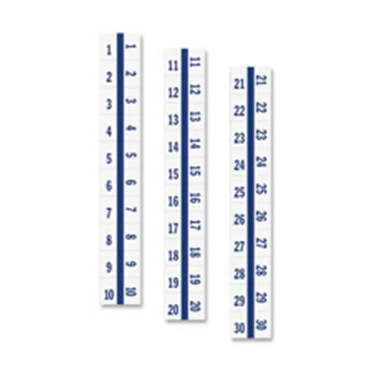 Tabbies  Legal Index Tabs- 1-10- 100 Tabs-PK- Blue Edge, 7-Hole Punch, Indexing Aid, Page Tabbing, Printed Guides, Index Divider Sheets, Printing Guides, Index Stock