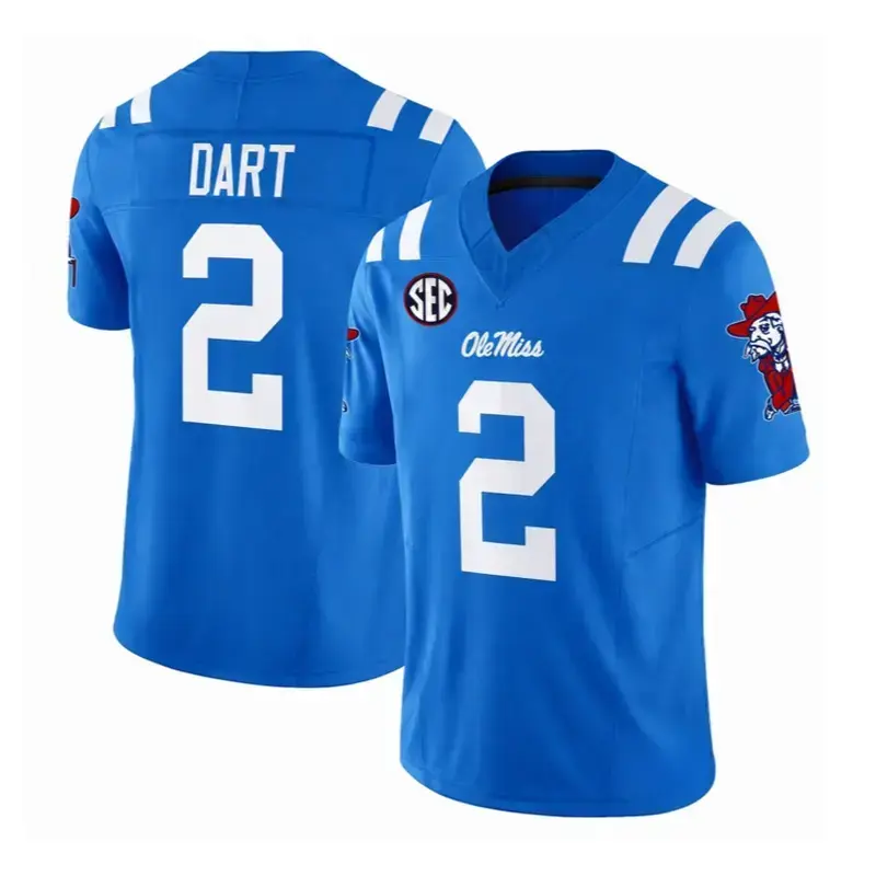 Jaxson Dart Jersey #2 Ole Miss Rebels Vapor Limited College Football Jerseys