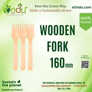 Birchwood Cutlery Forks 160mm - Sustainable & Elegant Dining Utensils for a Delightful Meal Experience