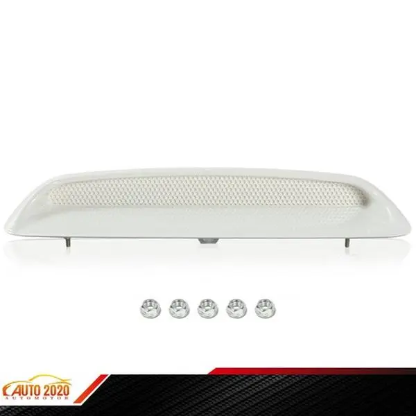 Fit For 2005-11 Toyota Tacoma Front Hood Scoop Plastic High Quality White New