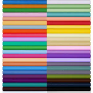 40 Pcs 10 x 10 Inch Cotton Squares Crafts Quilting Patchwork Bundles Multicolor Squares Sewing Craft Precut Scrap for DIY Craft Cloths(Chic Color)