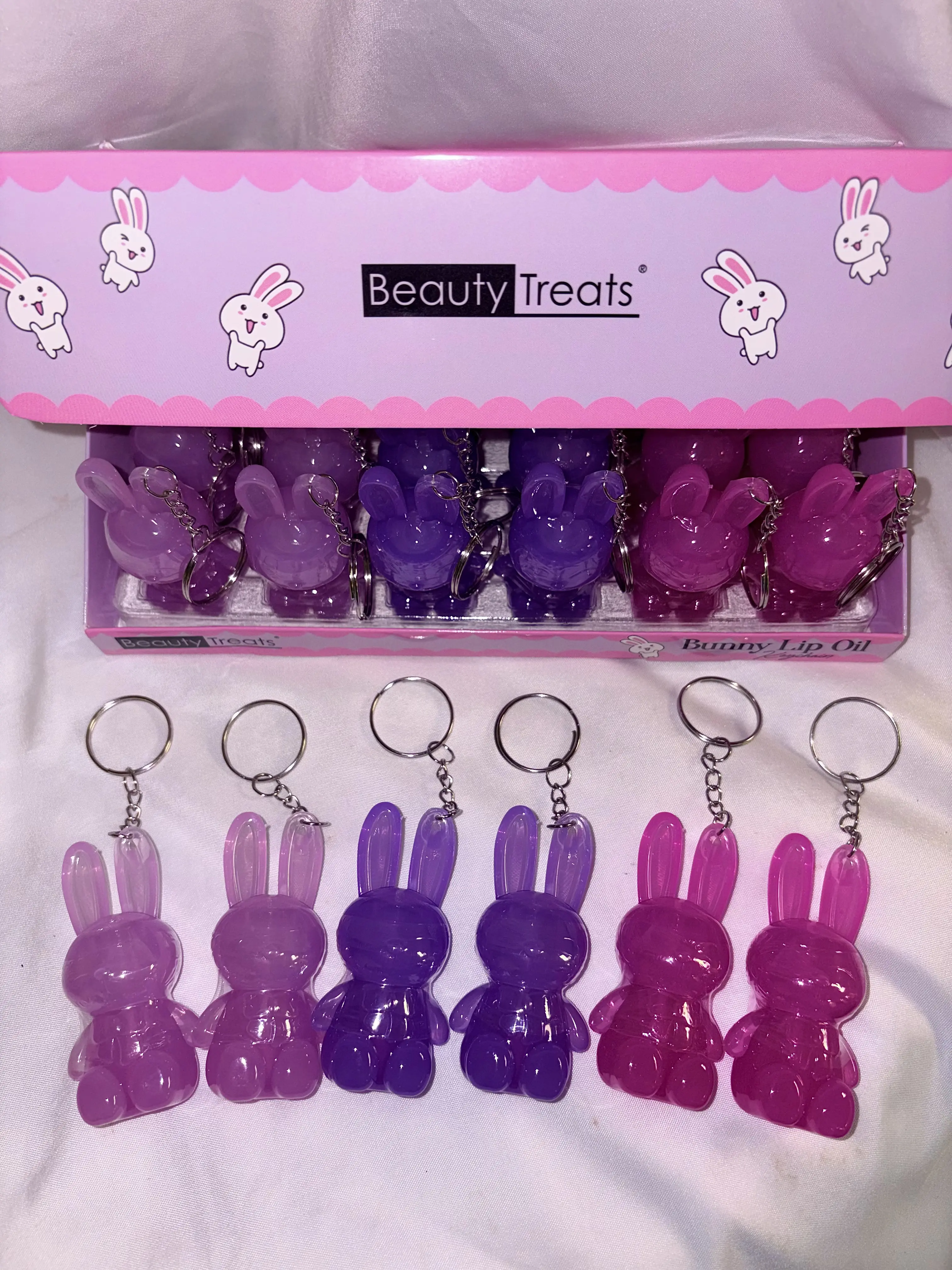 Lip Gloss Bunny Keychain