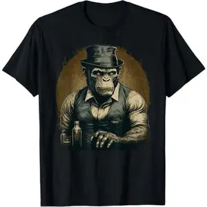 Angry Monkey | Angry Gorilla | Silverback Gorilla Ape T-Shirt