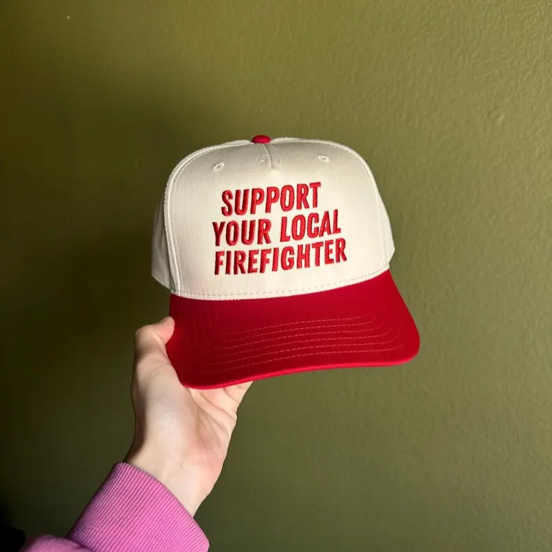 Support Your Local Firefighter Fashion Accessory Hat