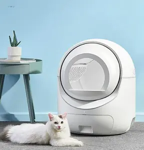 Self-Cleaning Cat Litter Box for Cat,Robot Litter ailitter Box with Cover, Smart APP Control ，Self Cleaning Cat Litter Box,  Odor Removal Safety Protection for Multiple Cats