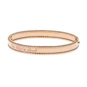 Pre-owned Van Cleef & Arpels Perlée Bangle Bracelet Medium