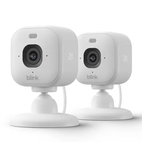 Blink Mini 2K+ 2 Cameras, White