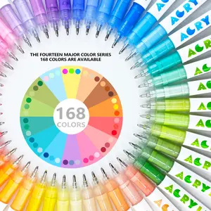 12 Soft Tip Highlighter Pens, Large Capacity Acrylic Markers, Sketch Art Markers, Ideal for Stone, Glass, Ceramic, Metal, Student Art, DIY Crafts