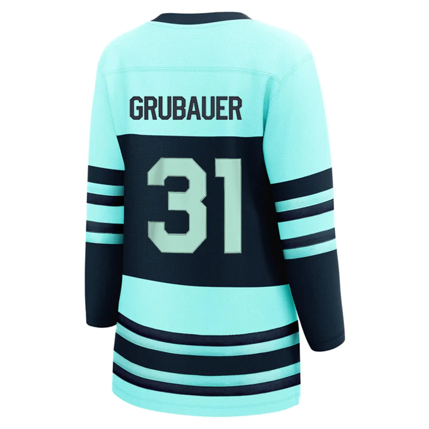 Seattle Kraken Reverse Retro Grubauer 31 Womens Jersey