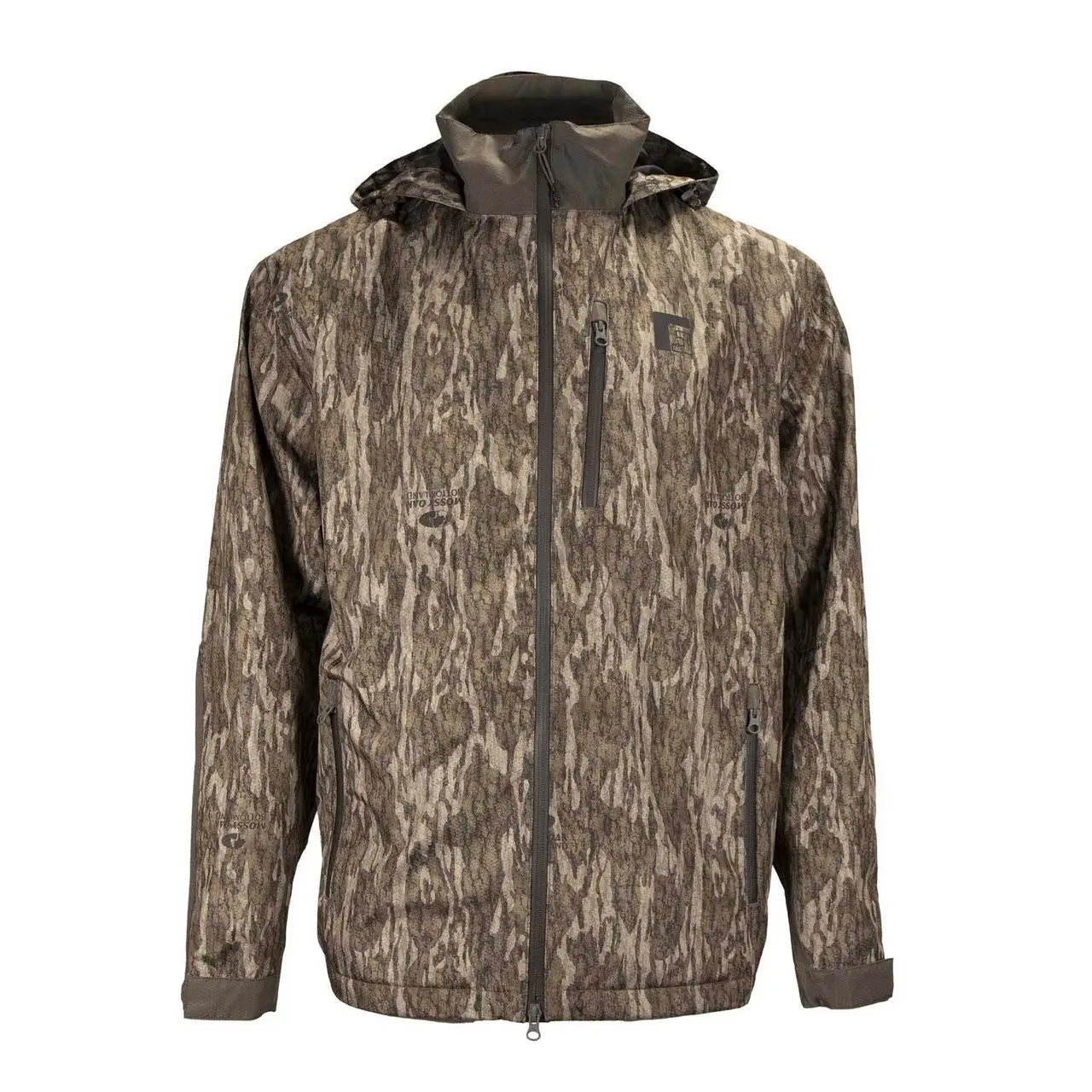 Rogers Sporting Goods Men's Storm Stopper Rain Shell, Jacket Bottomland, Honeycomb, Strap