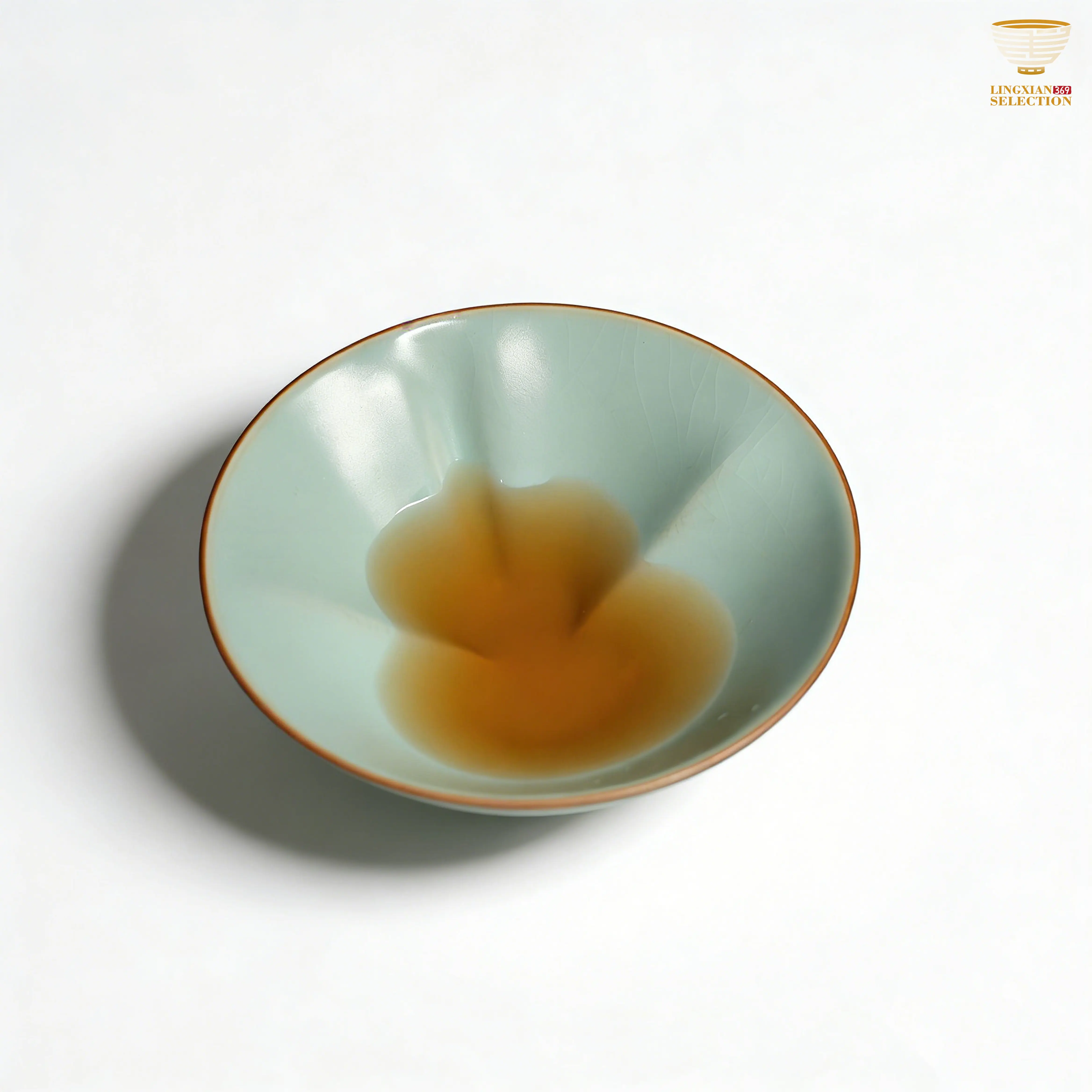 Fortune and Prosperity Ru Kiln Universe Tea Cup | Double Blessings of Fortune and Prosperity | Auspicious and Harmonious