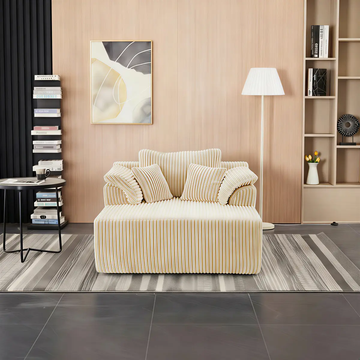 Beige + Foam + 1 Seat 