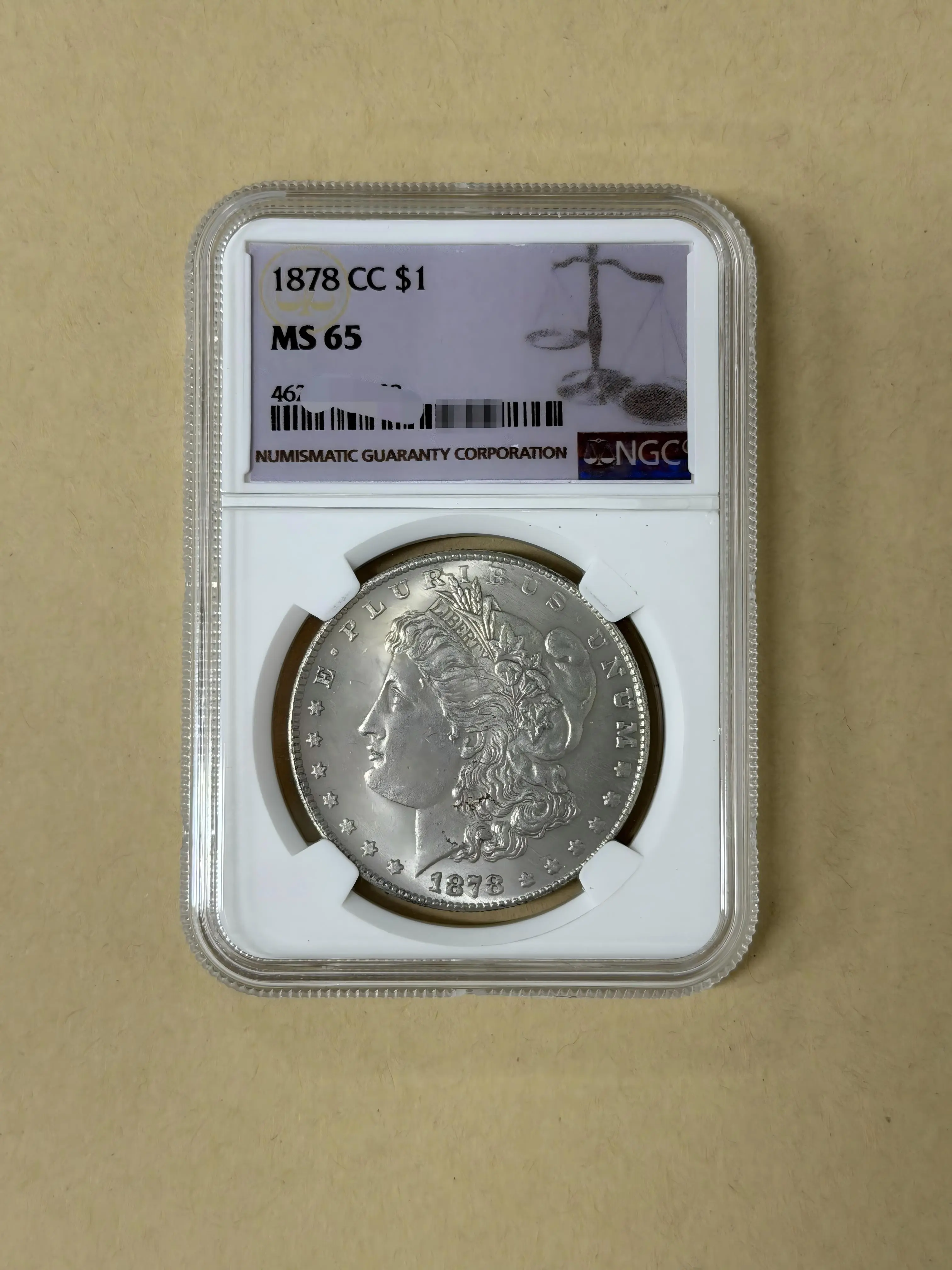 NGC Encapsulated 1878-CC Carson City Treasure | Legendary Historic Collectible For Collectors
