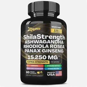 Shilajit ,Extra Strength & HighPotency, 60 Capsules,Zoyava ShilaStrength Supplement PureHimalayan 9000MG, Energy Booster with 7+Super Ingredients,