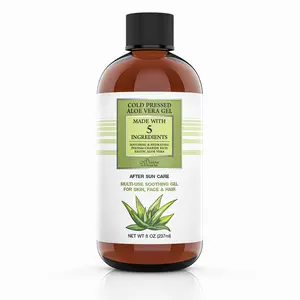FRESHLY CUT ALOE VERA GEL PLANT - Vegan After Sun Care Sunburn Relief Soothing, Aloe Moisturizer ,Organic Moisturizing Skincare, Clear Comfort Lotion