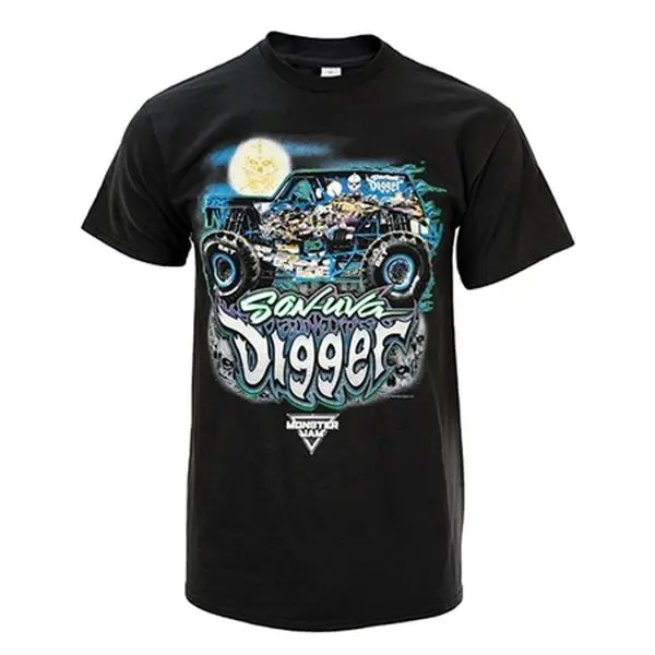 Son-uva Digger Skulls Tee, Monster car merch, For gift, for him, for her.