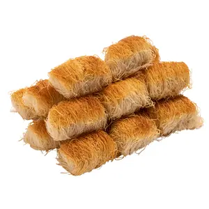 Eastanbul Kataifi Rolls, 300g (10.6oz), Hand-Rolled Kadayif, Crispy Twisted Kataifi, Ready-to-Use Crunchy Rolls for Sweet & Savory Toppings