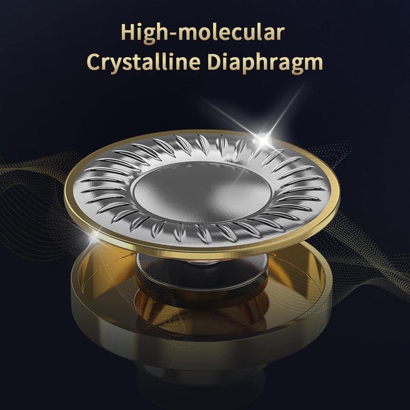 QKZ AK3 in Ear Monitor Headphones, Portable 3.5mm Wired Gaming IEM in-Ear Earphones Ear Buds, HiFi Stereo Headphone Cool White Clear Inear Monitors Earbuds for Singers Musicians with Mic IEM for Music Video Calling