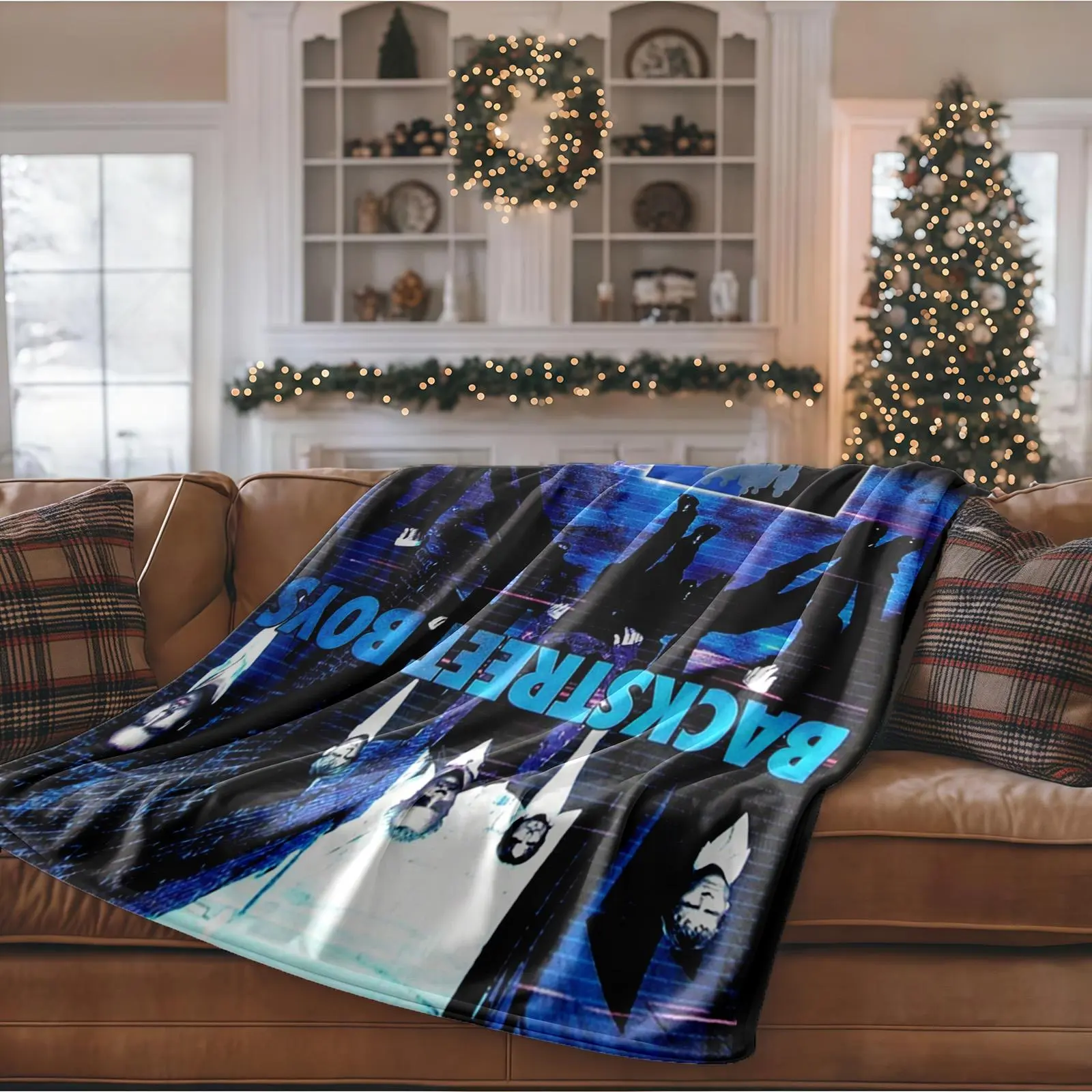 1 piece Backstreet Boys Black & Blue album cover themed flannel