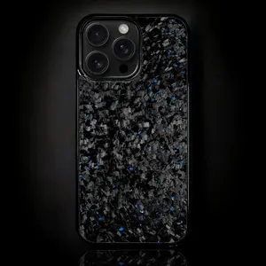 FORGED Carbon Fiber iPhone Case - Blue Forged