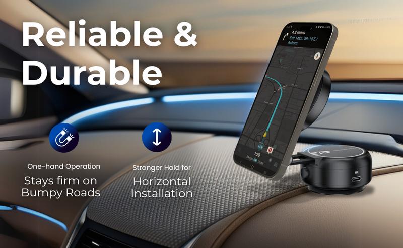 Vacuum Magnetic Phone Holder,Cellphone Stand,Smartphone Folding Mount,Dual-Sided Electronic Vacuum and Magnetic Adsorption,Selfie,Car,Office Vacuum Magnetic Phone Holder,Cellphone Stand,Smartphone Folding Mount,Dual-Sided Electronic Vacuum and Magnetic Adsorption,Selfie,Car,Office