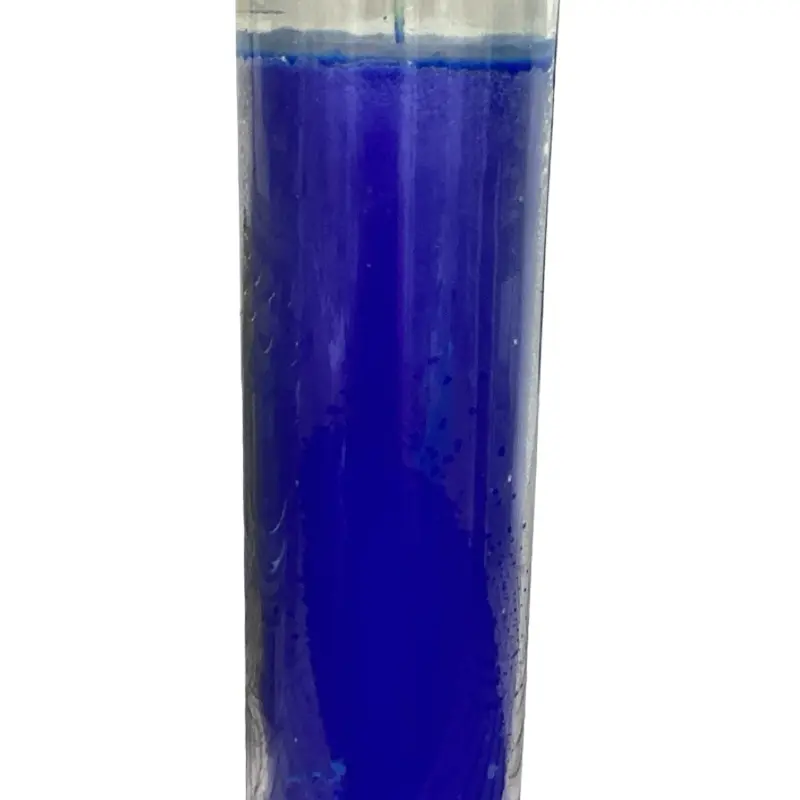 Blue Devotional Candle for Spiritual Reflection, healing, Communication, Connect with higher self