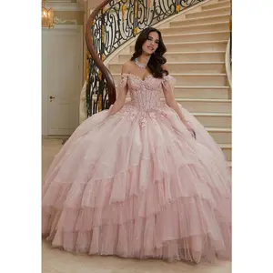 Vizcaya by Morilee Corset Sparkle Quince Dress 89483