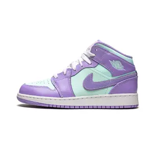 Air Jordan 1 Mid GS "Purple Pulse / Arctic Punch" 554725 500