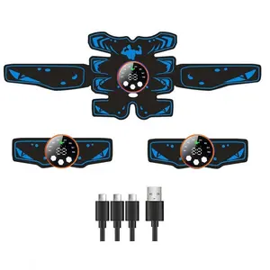 Abdominal Muscle Stimulator, 1 Set Abdominal Exercise Pad, Abdominal Muscle Gym, 8 Modes 29 Workout Intensities, Fitness Equipment for Home Gym, Stomach Body Sculpting Tool