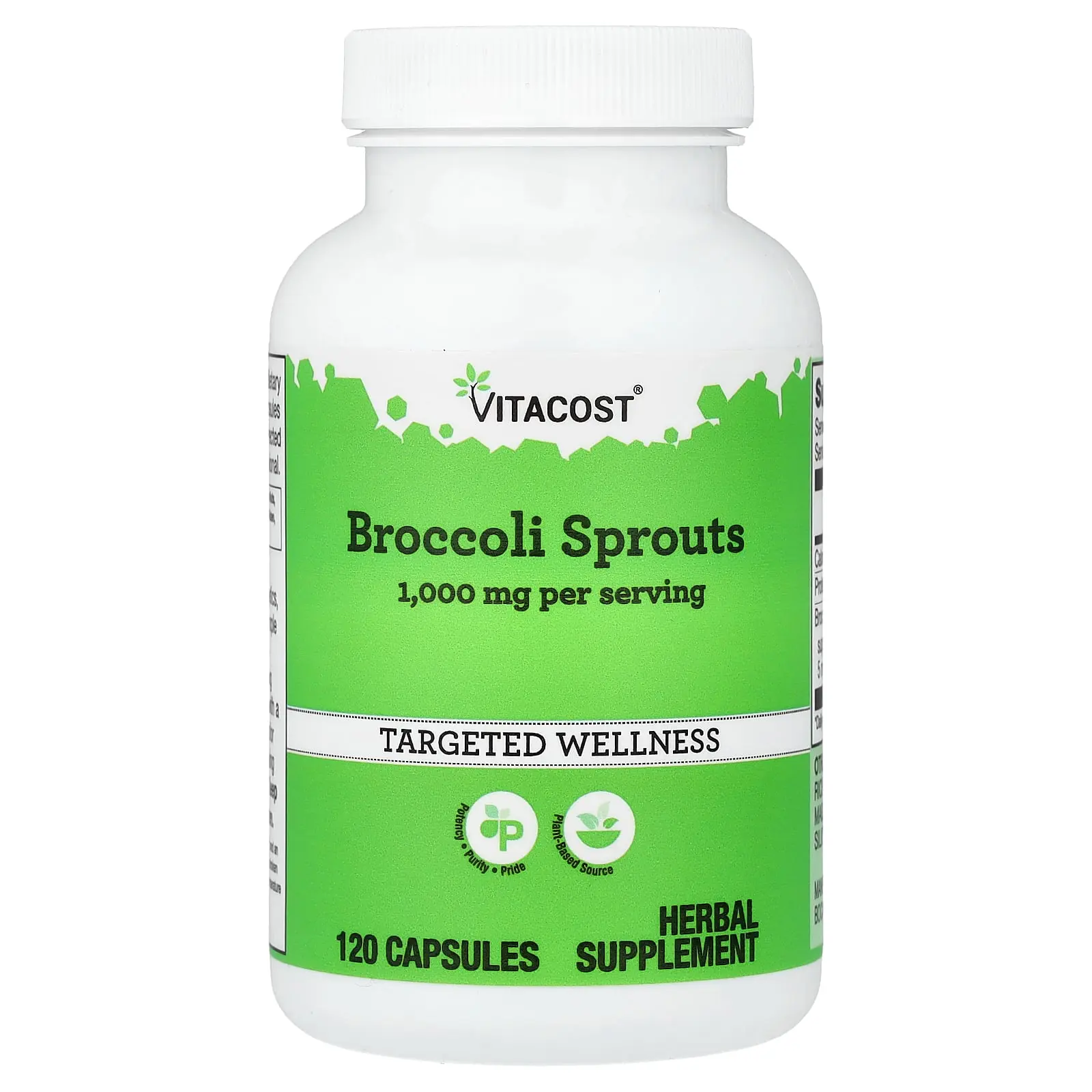 Vitacost Broccoli Sprouts, 120 Capsules (500 mg per Capsule)