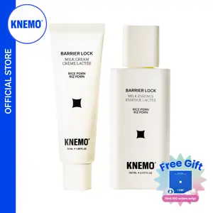 [KNEMO Official] BARRIER LOCK DUO - Rice PDRN Milk Essence  + Rice PDRN Milk Cream - Rice PDRN, Lipids, 6 Ceramide Blend, Rich, Milky, Barrier Repair
