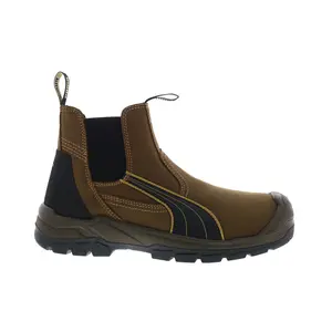 Puma Safety Tanami Double Gore Electrical Hazard Soft Toe Mid Mens Brown Work Boots